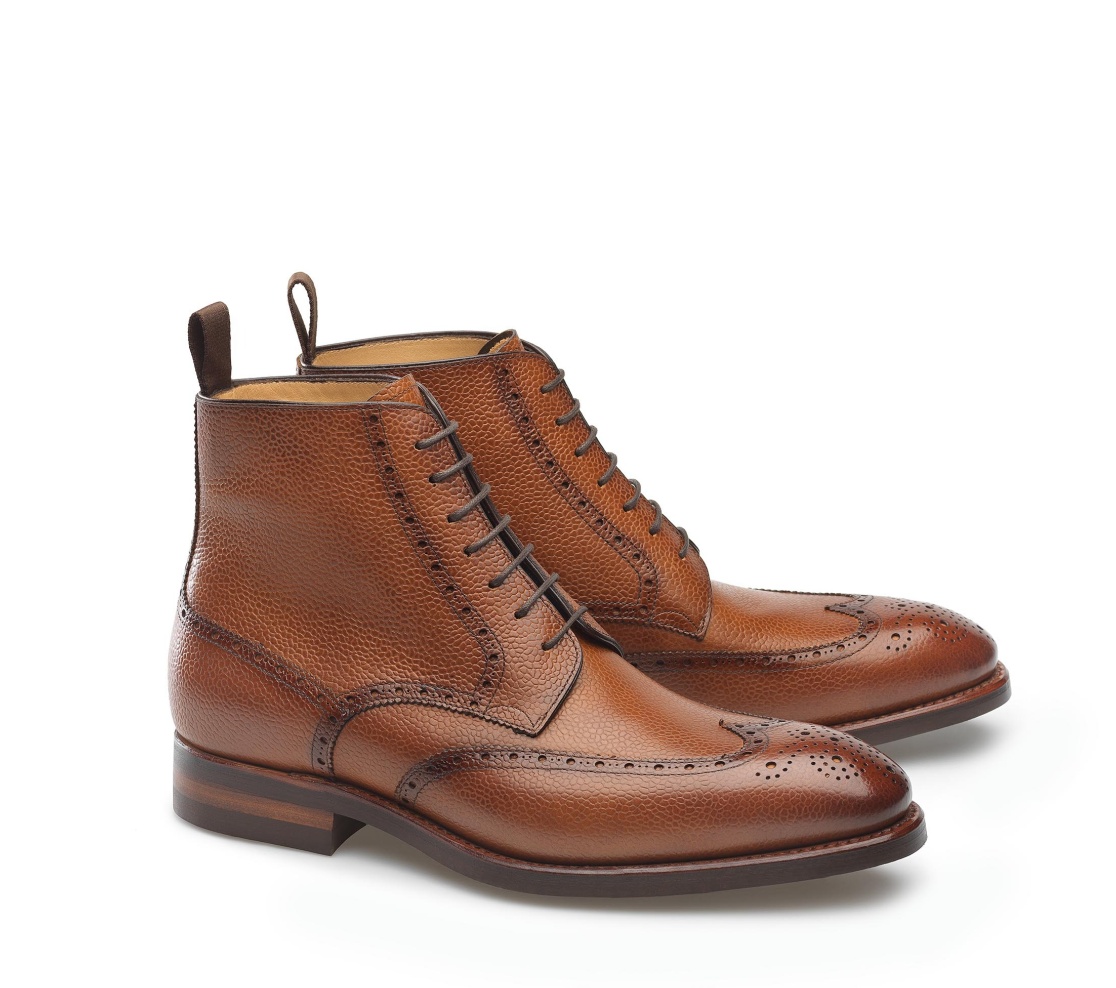 Lace-Up Boots - Whindersson Grain 100 Havane Lace-Up Boots - Whindersson Grain 100 Havane